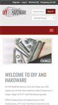 Mobile Screenshot of diyandhardware.com